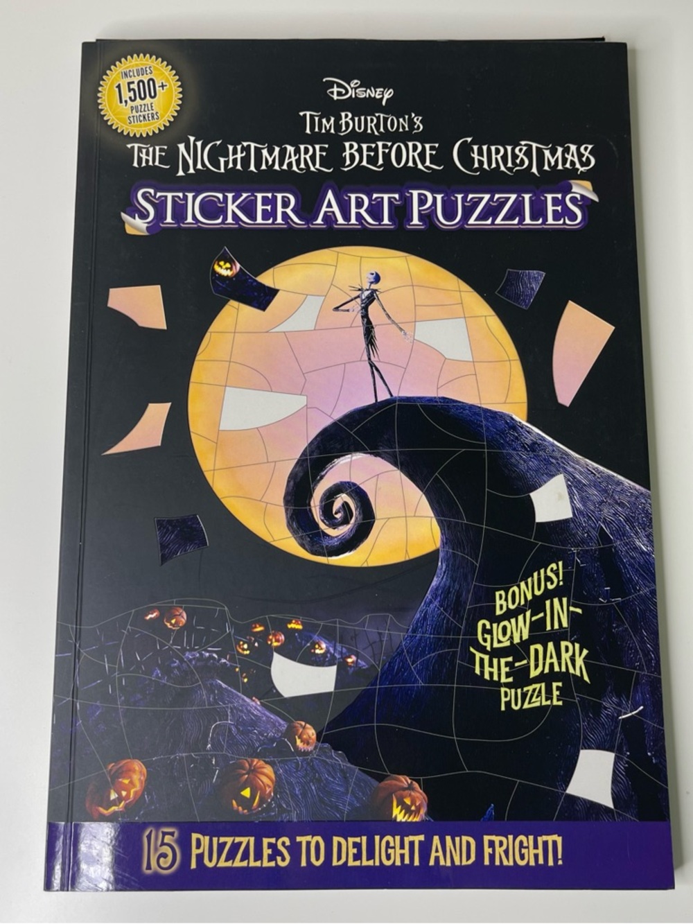 Disney The Nightmare Before Christmas Sticker Art Puzzle Book